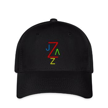 Jazz - Flexfit Cap - Schwarz - Vorne