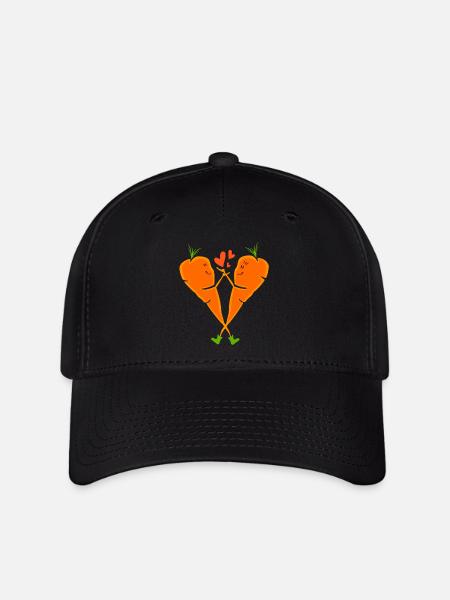Carrots In Love - Flexfit Cap - black