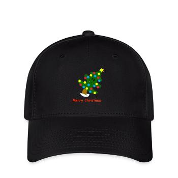 Weihnachtsbaum / Christmas Tree - Flexfit Cap - Schwarz - Vorne