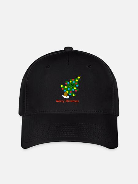 Weihnachtsbaum / Christmas Tree - Flexfit Cap - Schwarz