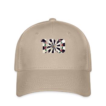 Darts Darts 180 Arrow Arrows Sports Gambling Vate - Flexfit Cap - khaki - Front