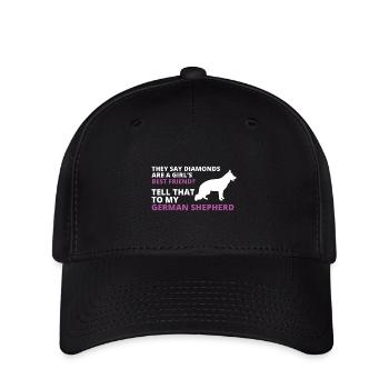 Schäferhund - Flexfit Cap - Schwarz - Vorne