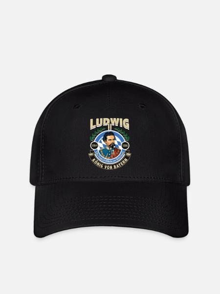 KÖNIG LUDWIG VON BAYERN - Flexfit Cap - Schwarz