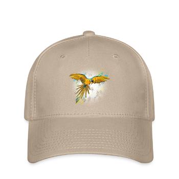 parrot ara - Flexfit Cap - khaki - Front