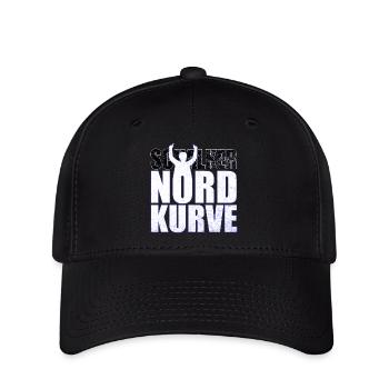 Schalke Nordkurve lettering gift idea - Flexfit Cap - black - Front
