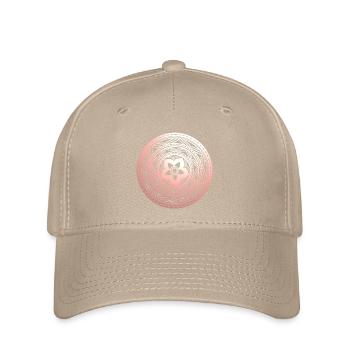 Pastel Floral Mandala Pattern - Flexfit Cap - khaki - Front