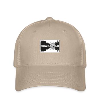 Newcastle England Travel Souvenir Skyline Silhouet - Flexfit Cap - khaki - Front