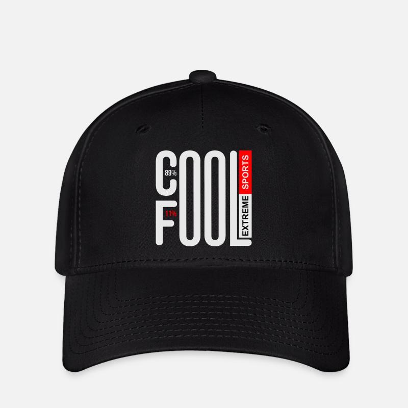 COOLE UND DUMME EXTREMSPORTARTEN - Flexfit Cap - Schwarz