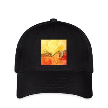 Roses élégantes avec notes d’ouverture - Casquette Flexfit - noir - Devant