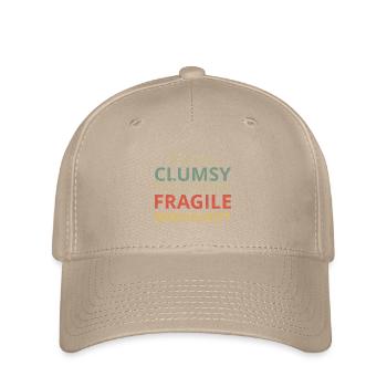 Trop maladroit pour être entouré d’une masculinité fragile III - Casquette Flexfit - kaki - Devant