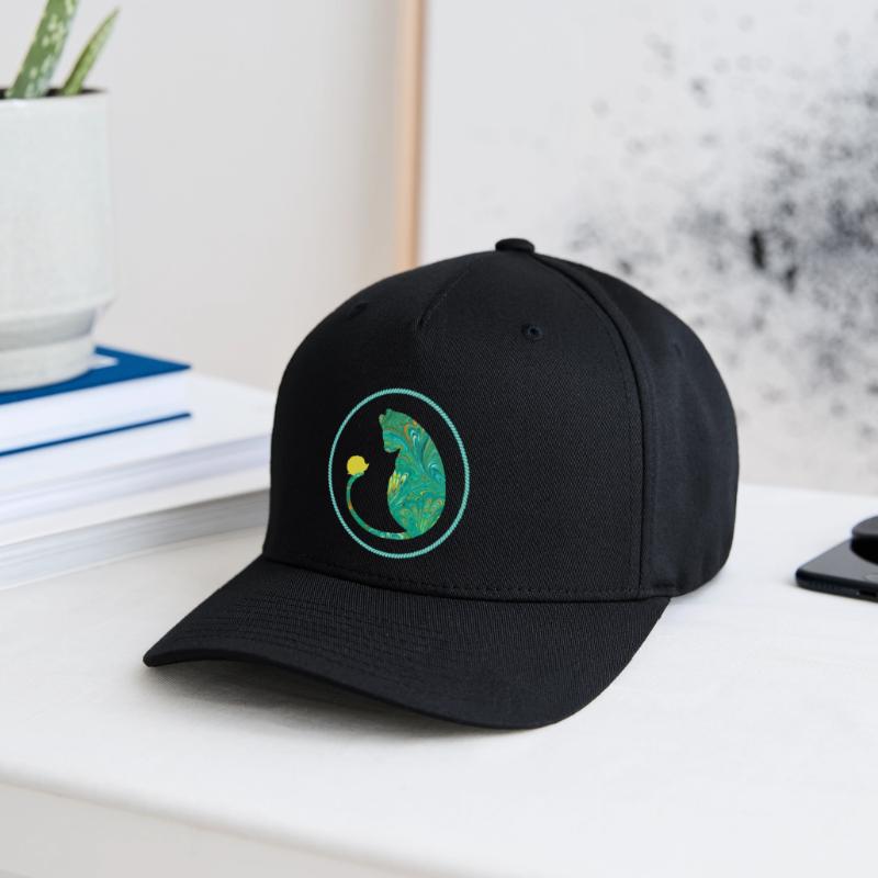 Chat avec hérisson E 71 Casquette Flexfit