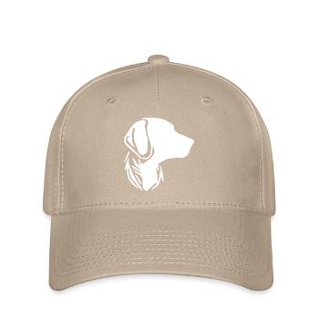 Hundeportrait für stolze Hundebesitzer - Flexfit Cap - Khaki - Vorne