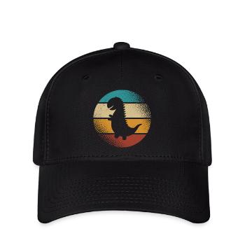 T-Rex - Flexfit Cap - Schwarz - Vorne