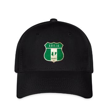 Design du drapeau d'Abuja, Nigeria - Casquette Flexfit - noir - Devant