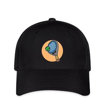 Rackets Balls Padel Sport Player Padel Game - Flexfit Cap - black - Front