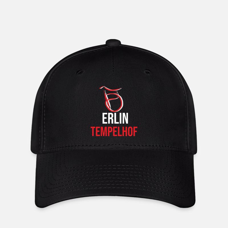 Berlin Tempelhof Souvenir - Casquette Flexfit - noir