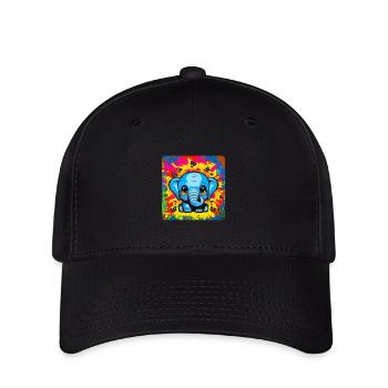 Power of an Elephant, Love of a Baby - Flexfit Cap - black - Front