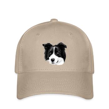 Kurzhaar Border Collie Hütehund - Flexfit Cap - Khaki - Vorne