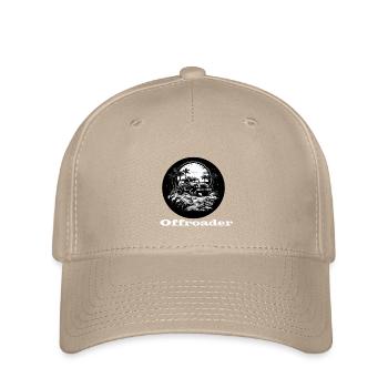 Tout-terrain blanc - Casquette Flexfit - kaki - Devant
