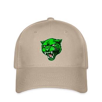 Tête de panthère verte - Casquette Flexfit - kaki - Devant