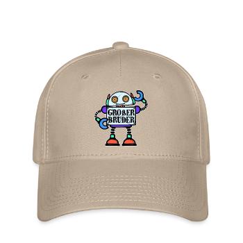 Bruderherz Statement Geschwister Großer Bruder - Flexfit Cap - Khaki - Vorne