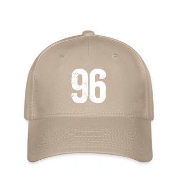 96 Numbers White - Flexfit Cap - khaki - Front