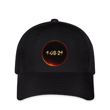 Solar Eclipse 2024 - Flexfit Cap - black - Front