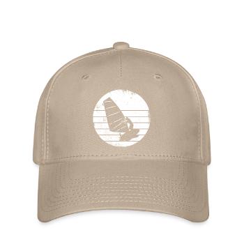 Windsurfer Drawing - Flexfit Cap - khaki - Front