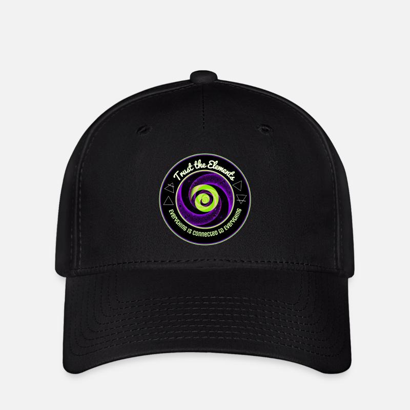 Elementer Spiral Enhed - Flexfit Cap - sort