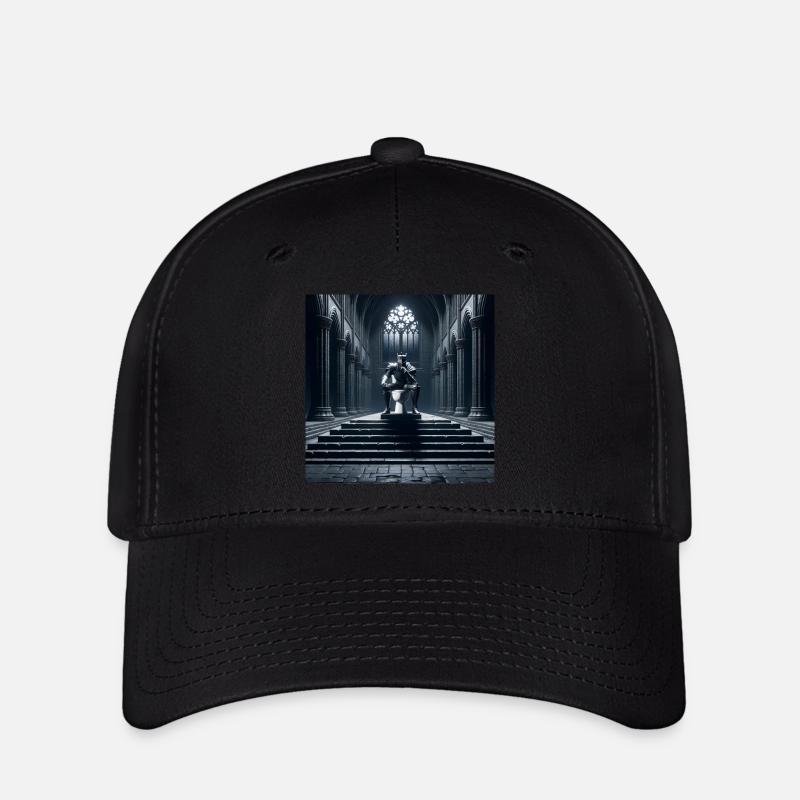 Fart Souls - Hollow Knight on Porcelain Throne #10 - Flexfit Cap - black