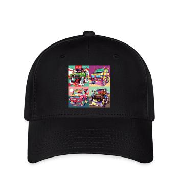 Unimog - Modern - Warhol - Outil motorisé universel - Casquette Flexfit - noir - Devant