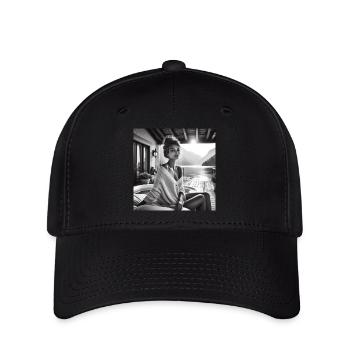 Vintage Glamour - Italienischer See - Flexfit Cap - Schwarz - Vorne