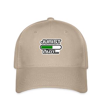 Karriere Erfolg Jurist Statement Geld Verdienen - Flexfit Cap - Khaki - Vorne