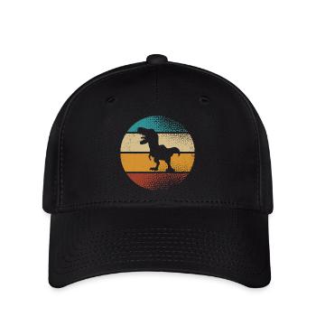 T Rex - Flexfit Cap - Schwarz - Vorne
