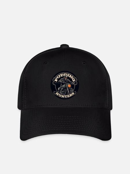 PUD HUNTERS LOGO HAT - Flexfit Cap - black