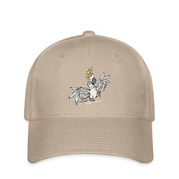 Papagei Haustier Tropisch Vogel Tier Zootiere - Flexfit Cap - Khaki - Vorne
