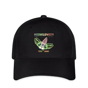 sphinx cat alien mask - Flexfit Cap - black - Front