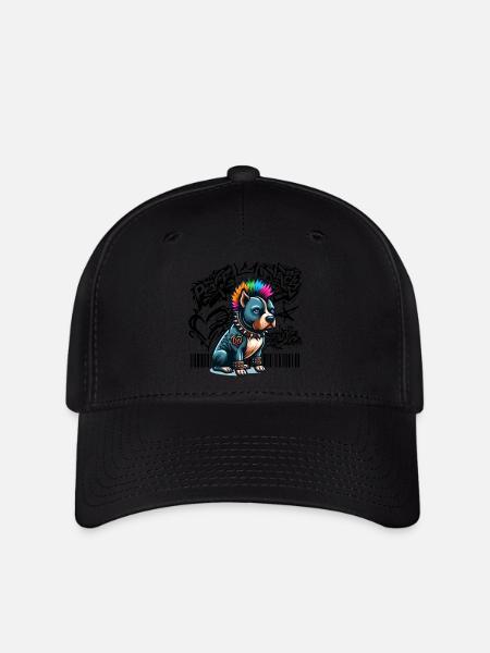 Staff des rues - Casquette Flexfit - noir