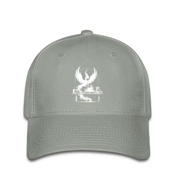 „Phönix aus der Asche“ - Flexfit Cap - Grüngrau - Vorne