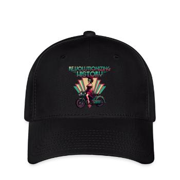 Révolutionner l’histoire - Casquette Flexfit - noir - Devant