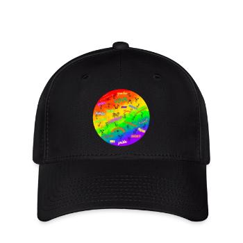 Conception de la fierté LGBTQIA+ - Casquette Flexfit - noir - Devant