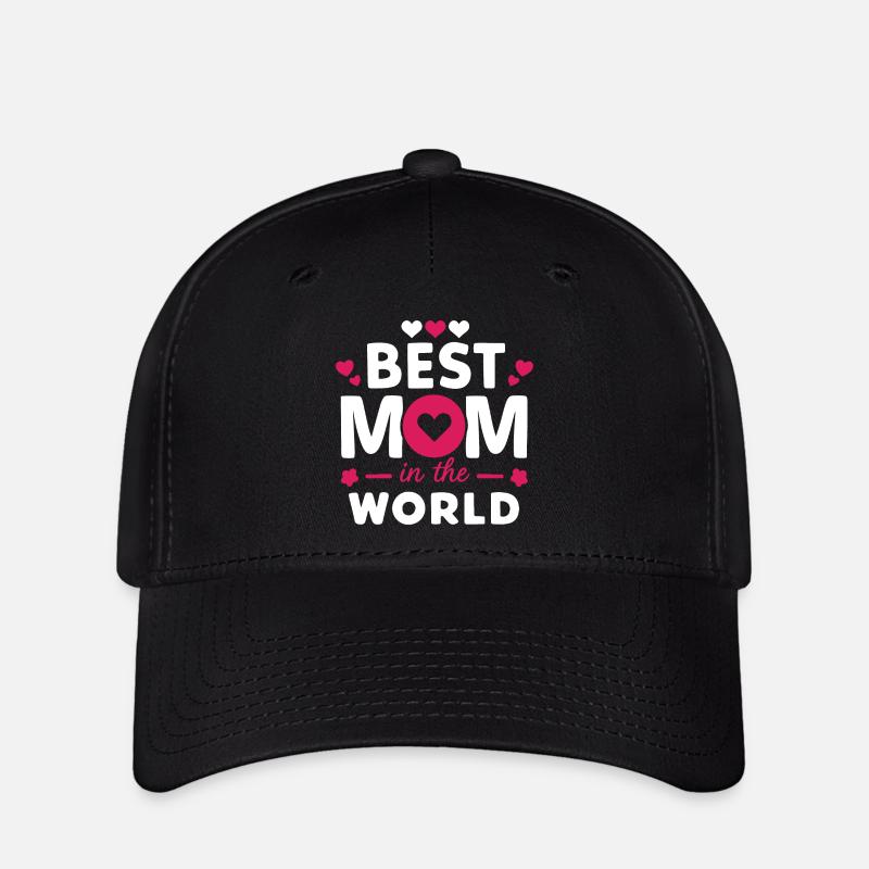 Best Mom in the World - Flexfit Cap - black