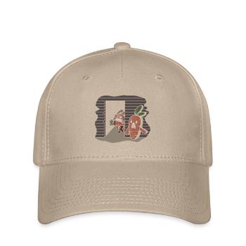 Karotten-Serienmörder-Kaninchen - Flexfit Cap - Khaki - Vorne