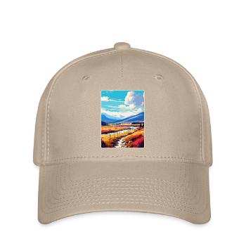 Cairngorms Schottland Vereinigtes Königreich Reiseposter Souvenir WPA - Flexfit Cap - Khaki - Vorne