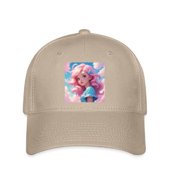 Fille - Casquette Flexfit - kaki - Devant