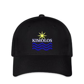 KIMOLOS Greece, Sun Waves - Flexfit Cap - black - Front