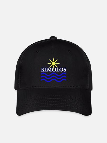 KIMOLOS Greece, Sun Waves - Flexfit Cap - black