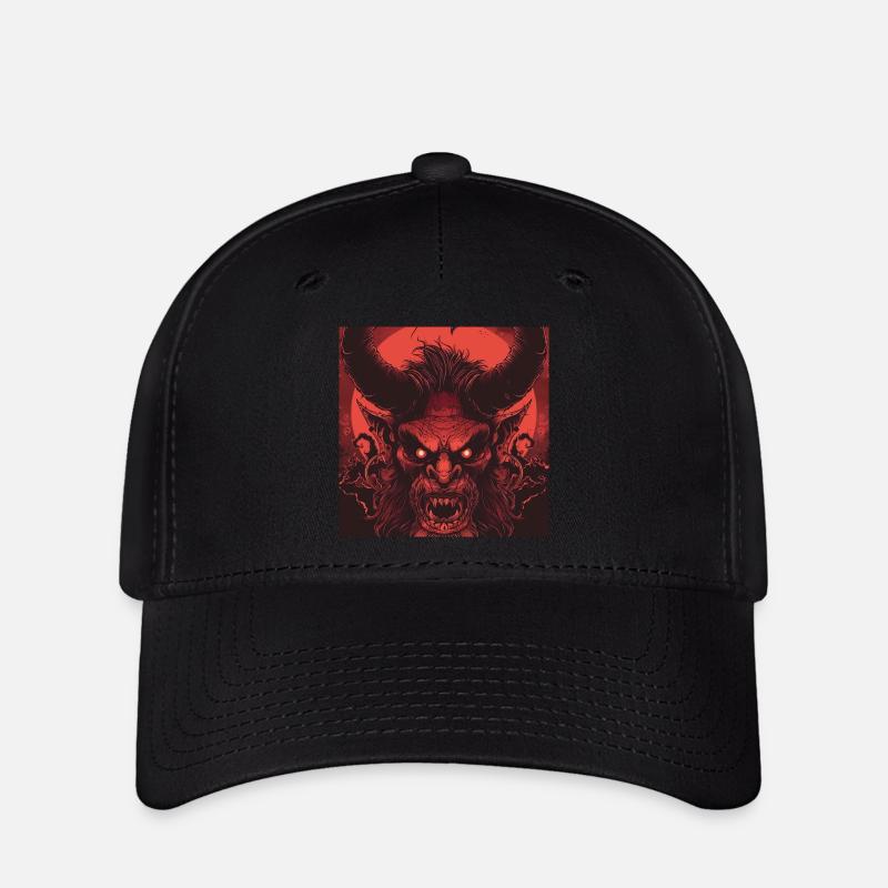 Zorn des Krampus - Flexfit Cap - Schwarz