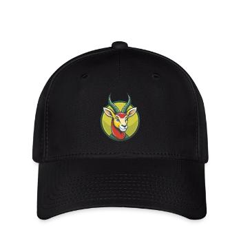 Impala Niedliche Kawaii Cartoon Clipart Haustier Tier - Flexfit Cap - Schwarz - Vorne