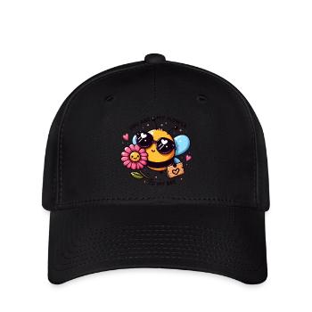 Abeille séduisante #1 - Casquette Flexfit - noir - Devant
